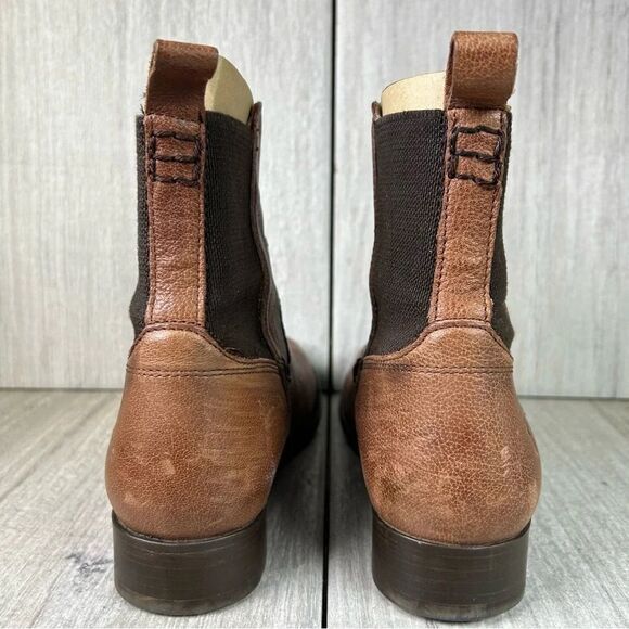 Frye Molly Gore Short Whiskey Leather Bootie Ankle Boot Shoe Women Size 6 B - Picture 6 of 11